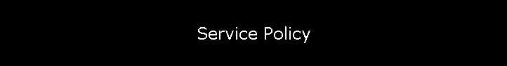 Service Policy